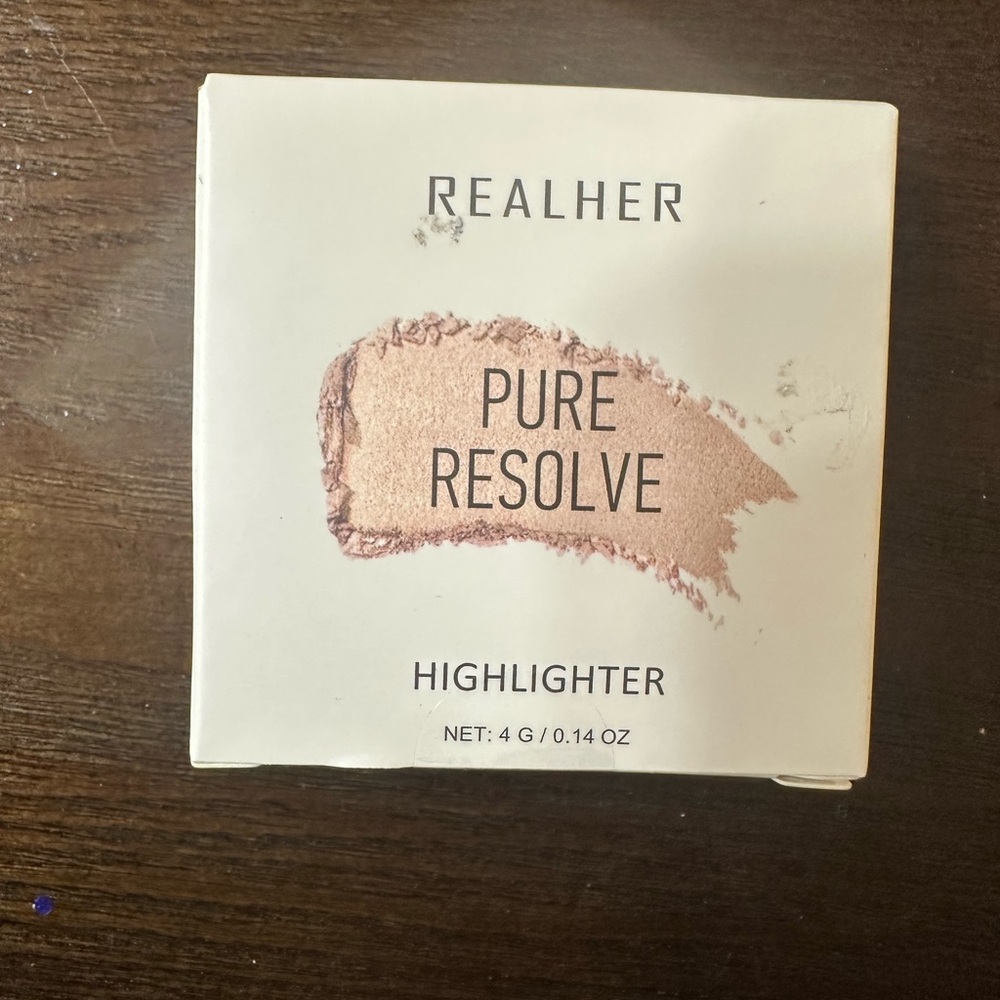 RealHer Pure Resolve Highlighter - Rose Gold Shimmer